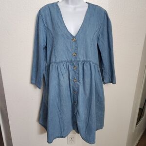 ASOS Denim Tea Dress Women's Size 8